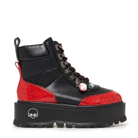 Ghoulia Yelps Gore-geous Platform Boots Buckle Ankle Boots