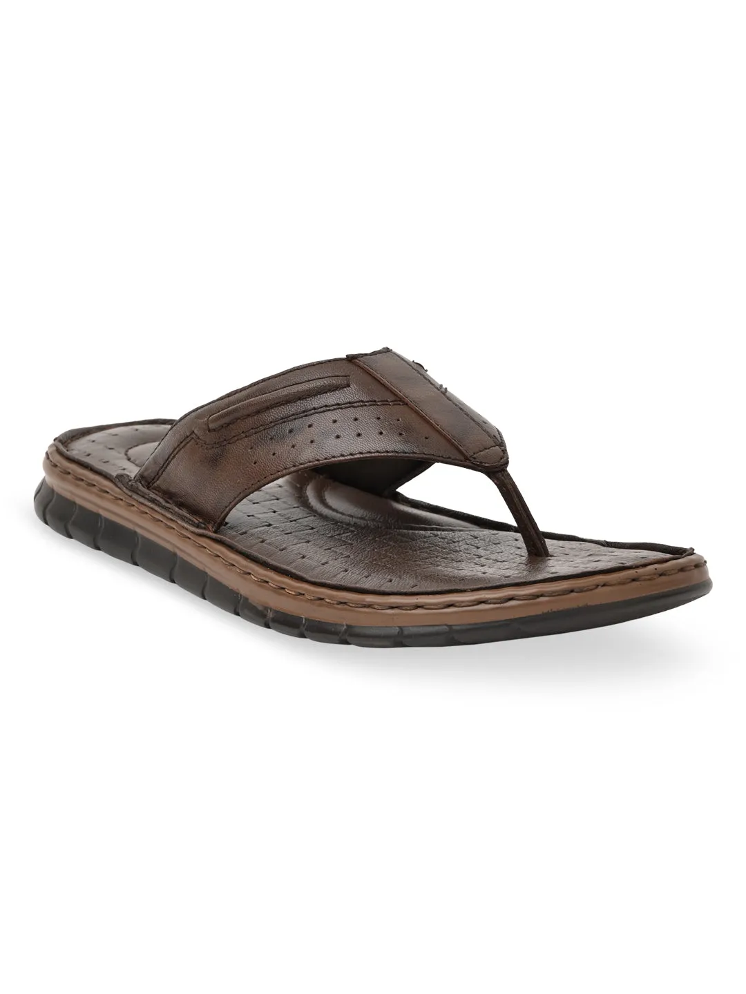 Kenzo Shoes Espadrilles Regal Brown Men Casual Leather Sandals