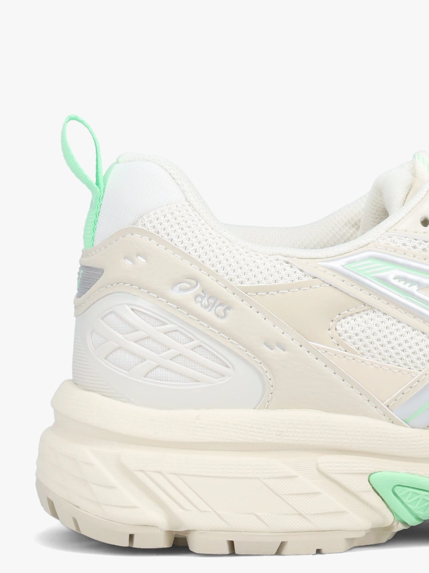 Shoes Flat Heels Gelnunobiki Cream Menthol mesh