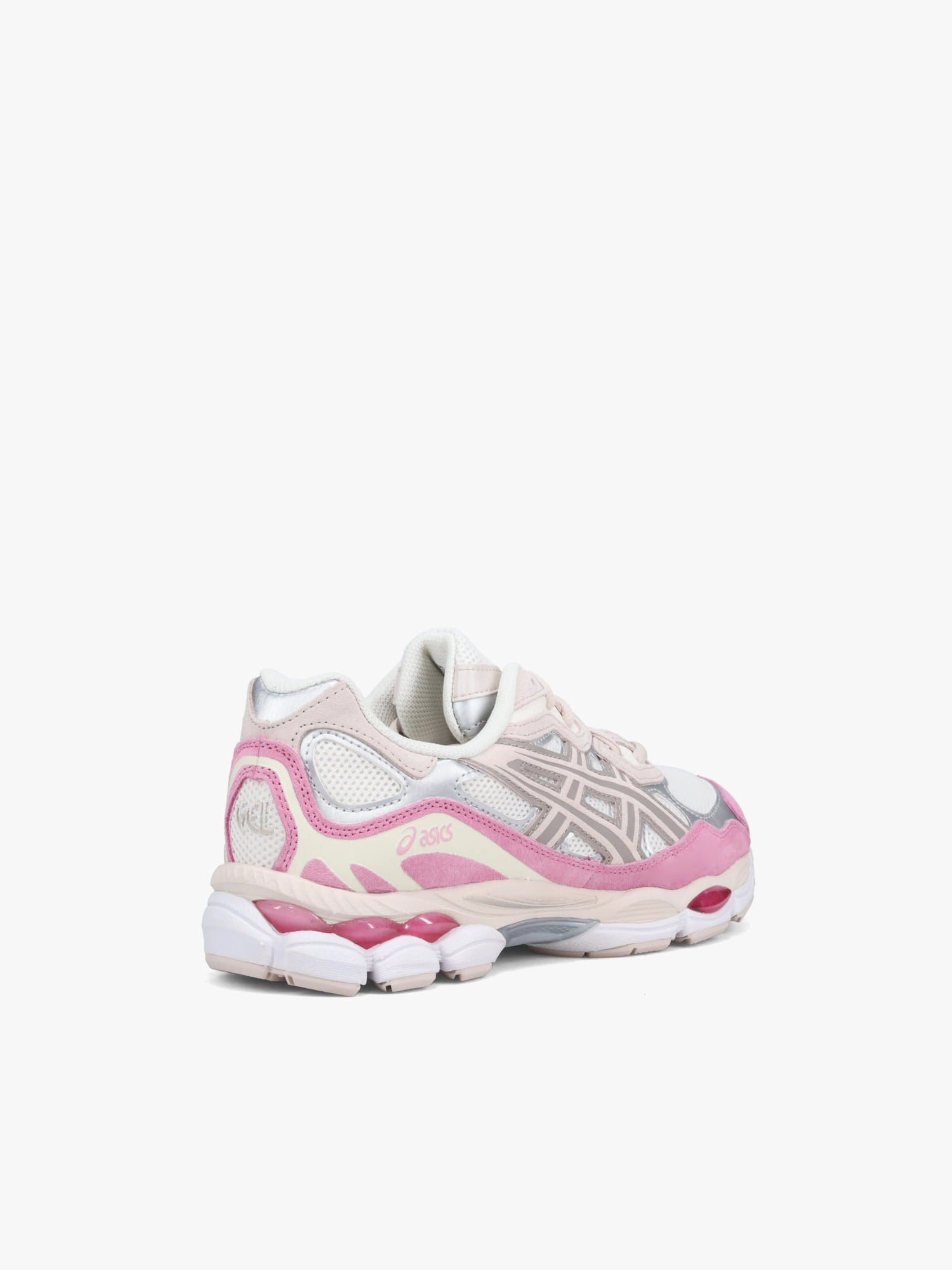 Gelnyc Cream Pink leather Best Flat Soled Running Shoes