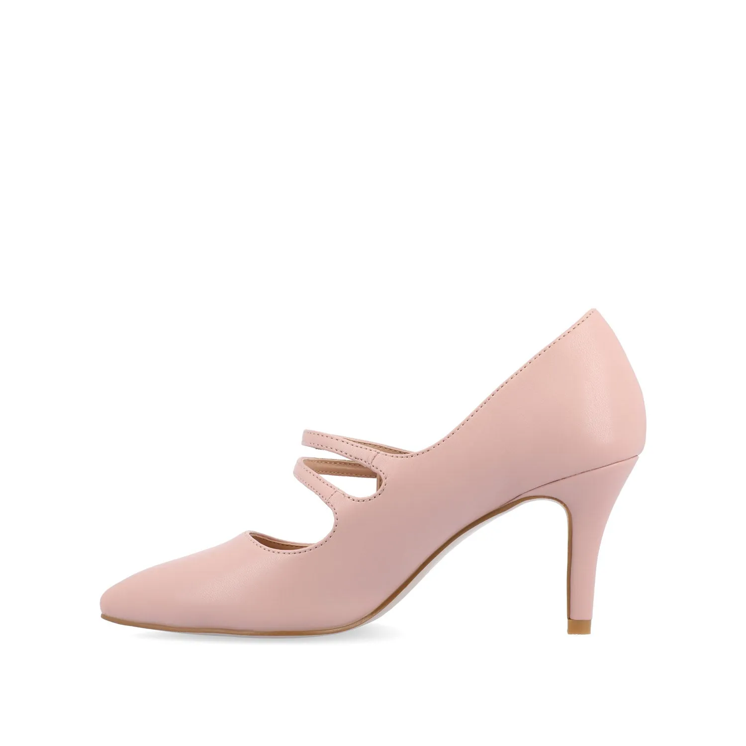 SIDNEY STILETTO PUMP HEELS IN VEGAN LEATHER Long High Heel Boots