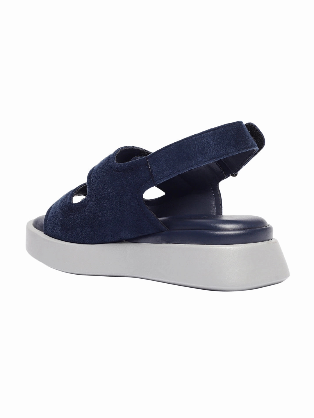 Eudora Blue Flatform Heels Birkenstock High Heels