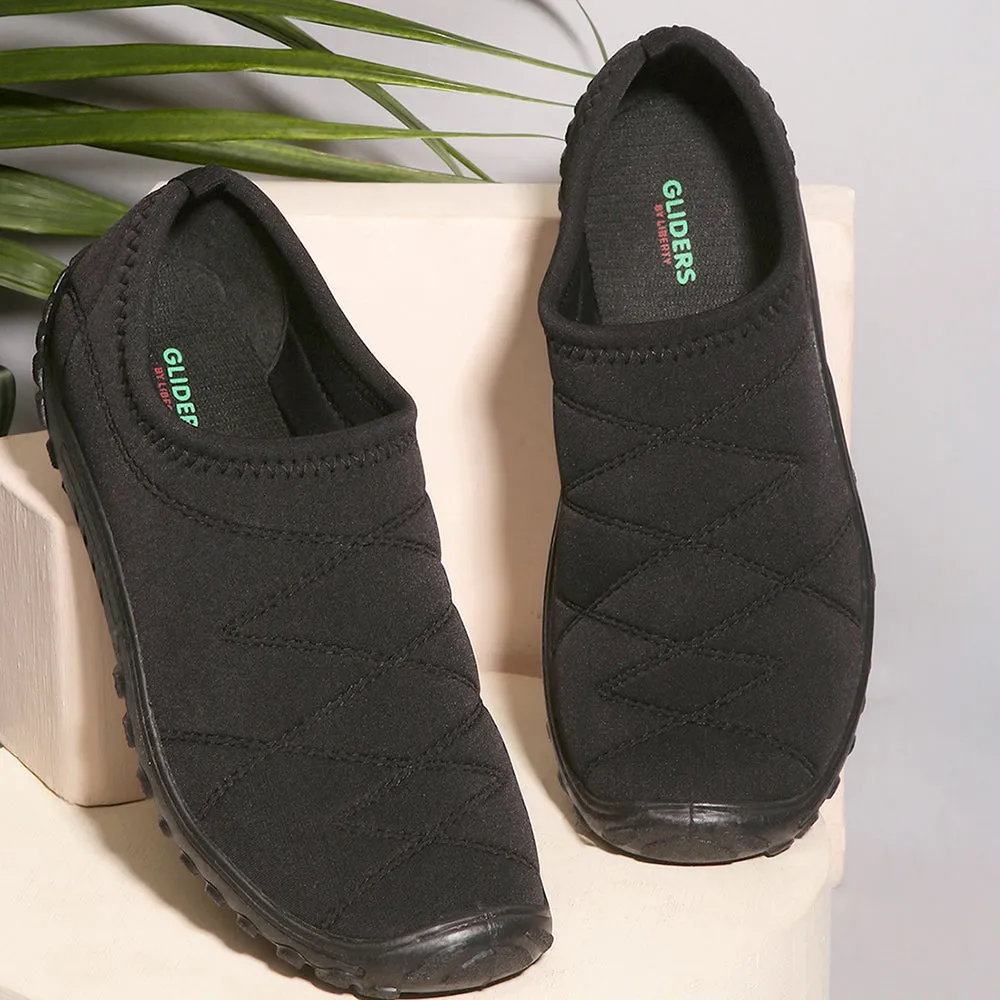 Best Looking Golf Gliders Black Casual Slip on Shoes For Men GOLF By Liberty