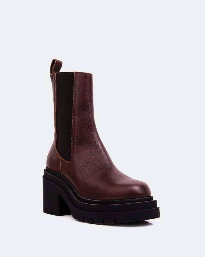 Bastille Brown Leather Chino And Chelsea Boots