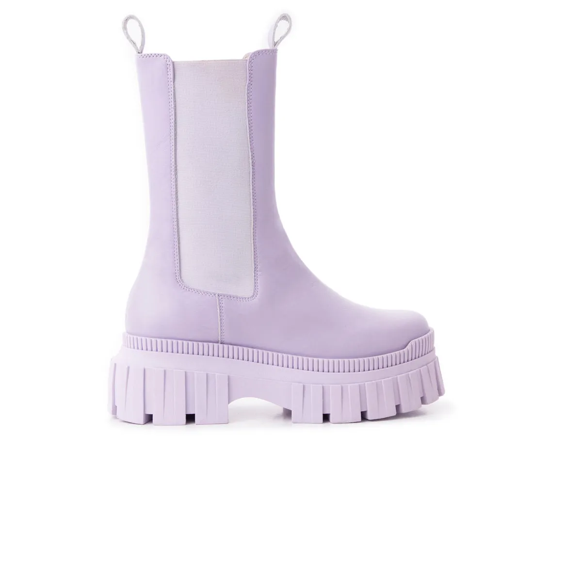 Sutherlin Bay Chelsea Boots Goyle Lilac Leather
