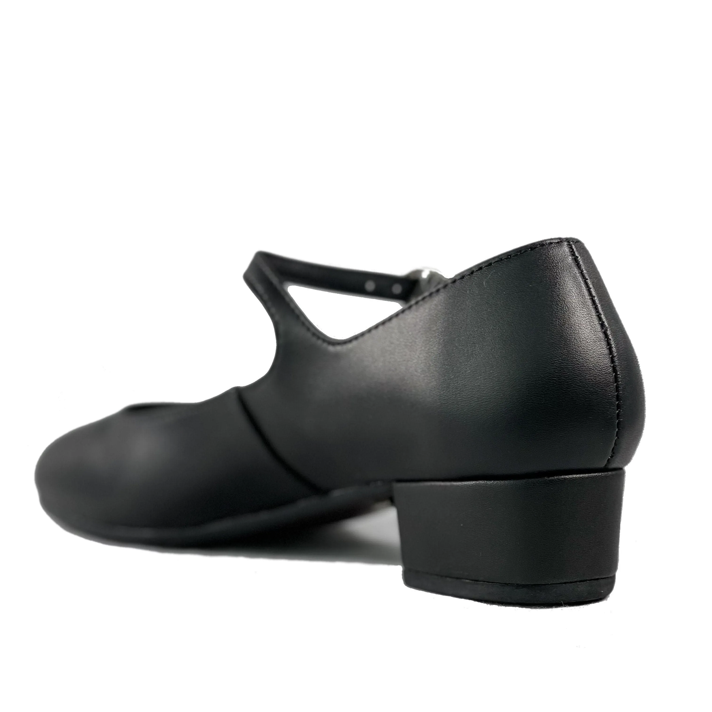 'Gracie' Mary-Jane vegan leather Low-Heels by Zette Shoes - Black Mary Jane Shoes Toddler Size 4