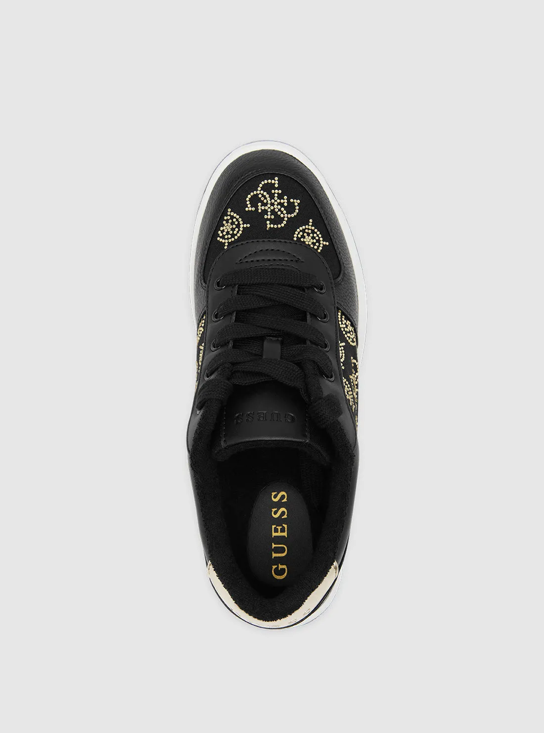 Black Invited Low-Top Sneakers Sneakers And Aetna