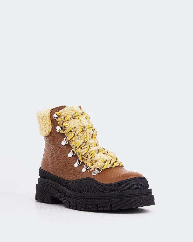 Blues Cognac Leather Nowles Ankle Boots