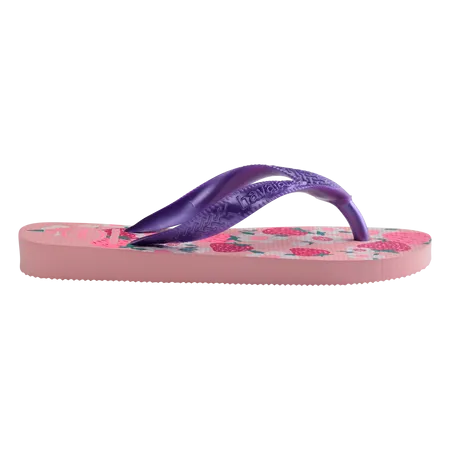 HAVAIANAS KIDS FLORES  - MACARON PINK Flip Flops For Ugly Feet
