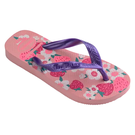 HAVAIANAS KIDS FLORES  - MACARON PINK Feelz Good Flip Flops
