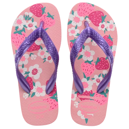 Flip Flops Mellow HAVAIANAS KIDS FLORES  - MACARON PINK