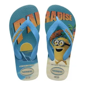 HAVAIANAS MINIONS - BEIGE/TURQUOISE Nidengbao Flip Flops