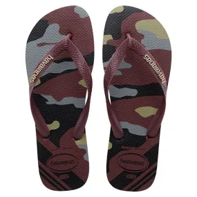 Flip Flops Size Chart HAVAIANAS TOP CAMU - GRAPE WINE
