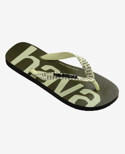 Flip Flop Donuts HAVAIANAS TOP LOGOMANIA MID TECH - BLACK