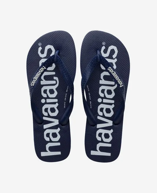Best Non Slip Flip Flops HAVAIANAS TOP LOGOMANIA - NAVY BLUE