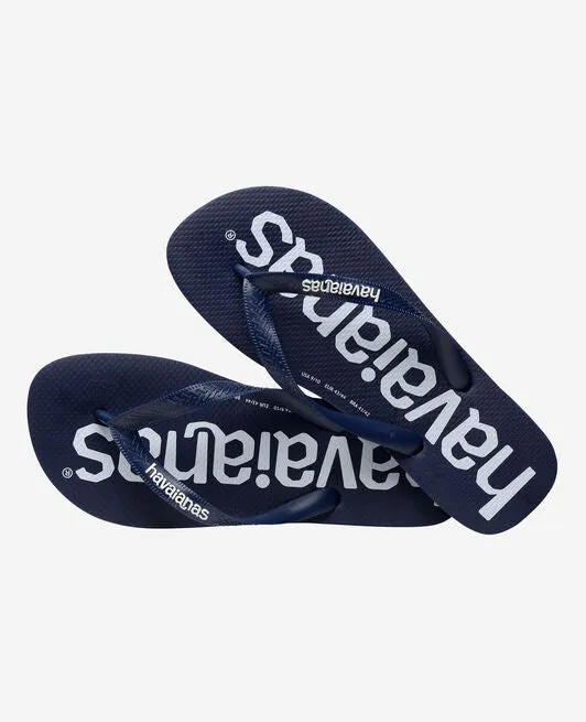 Full Send Flip Flops HAVAIANAS TOP LOGOMANIA - NAVY BLUE