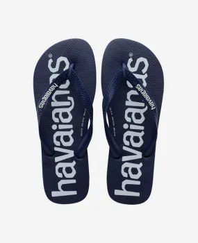 Flip Flops With Toes HAVAIANAS TOP LOGOMANIA - NAVY BLUE