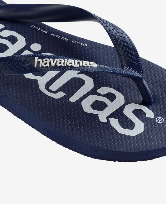 HAVAIANAS TOP LOGOMANIA - NAVY BLUE Flip Flops For Bunions