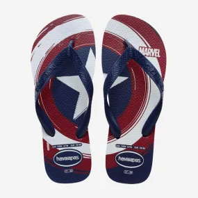 Flip Flops Rei HAVAIANAS TOP MARVEL LOGOMANIA - NAVY.NAVY