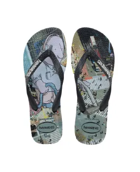 Best Beach Flip Flops HAVAIANAS TOP STREET - BLACK