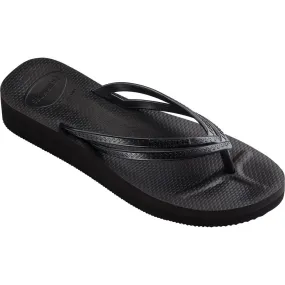 Harimari Flip Flops HAVAIANAS WEDGES - BLACK