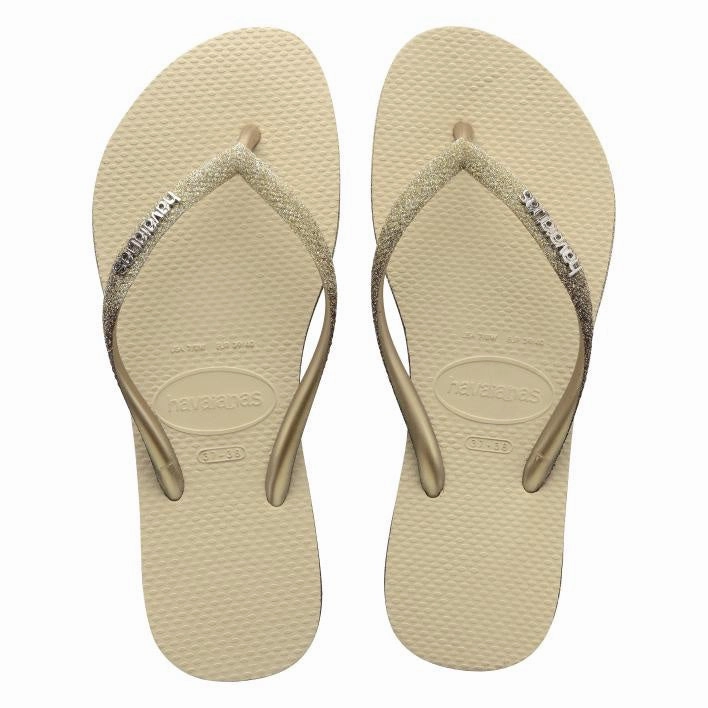 HAVAIANAS SLIM SPARKLE - SAND GREY Slippers Home