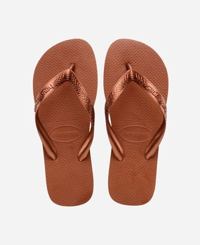 HAVAIANAS TOP TIRAS - RUST.METALLIC COPPER Dti Bunny Slippers Code
