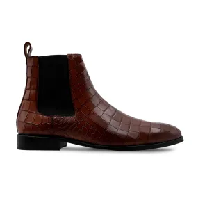 Best Chelsea Boots 2025 Haward - Men's Reddish Brown Calf Leather Chelsea Boot