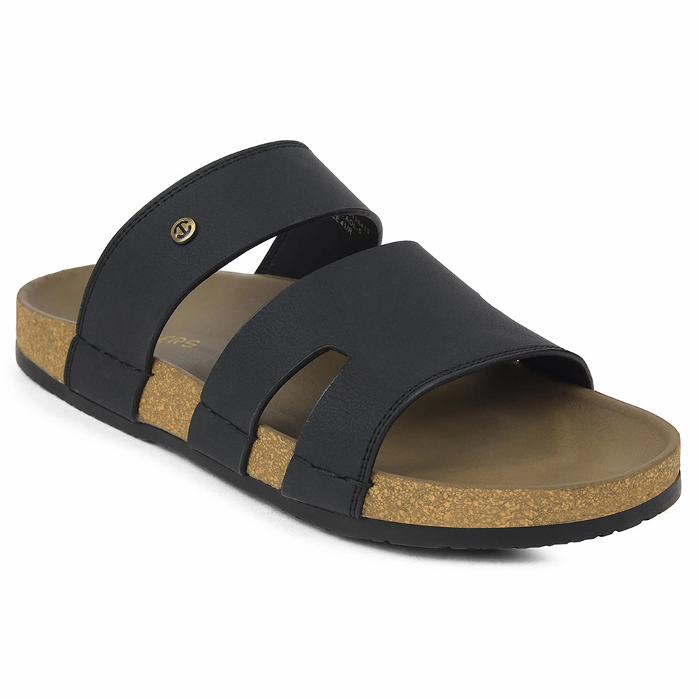 Healers Black Casual Slipper For Mens AOL-5 By Liberty Bat Squishmallow Slippers