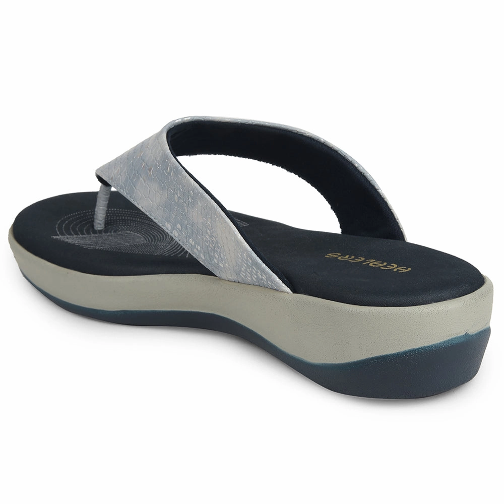 Healers Silver Casual Slipper For Women JJL-12 By Liberty Photo Slippers