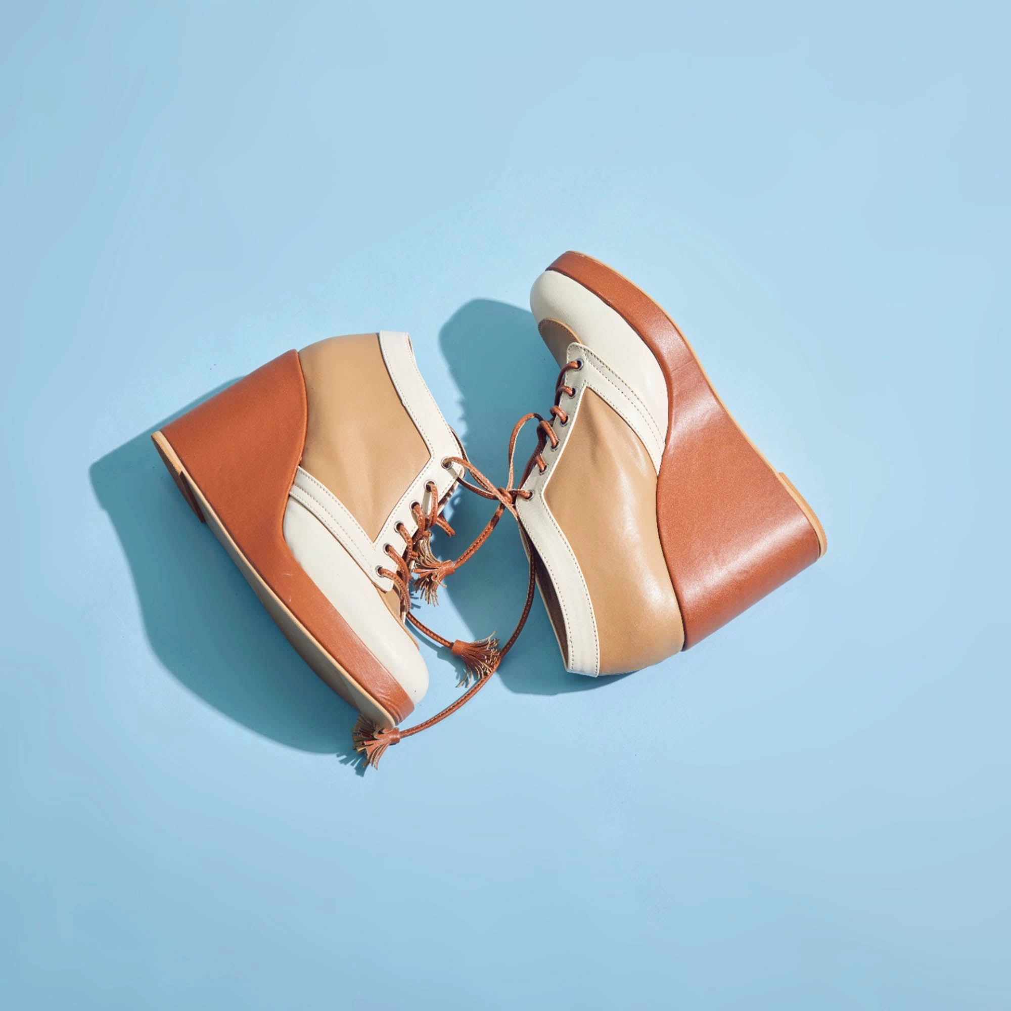 High Heels For Sale Nougat Sneaker Wedges - Sugar Rush