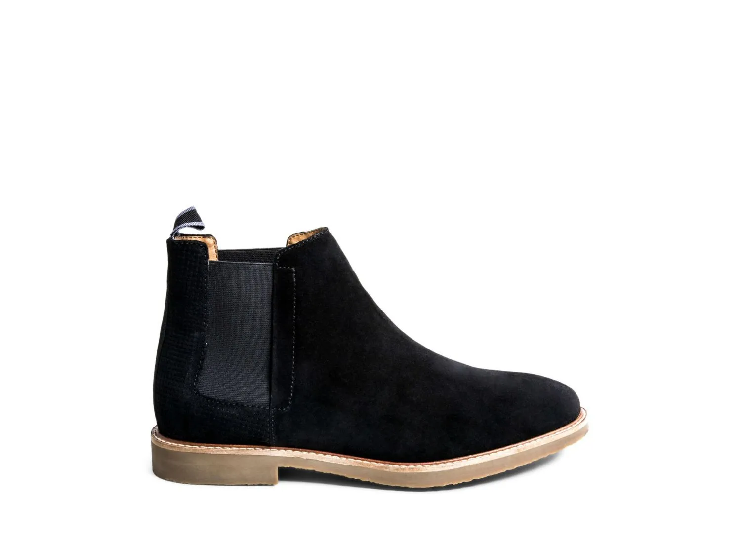 HIGHLYTE BLACK SUEDE Chunky Chelsea Boots Outfits