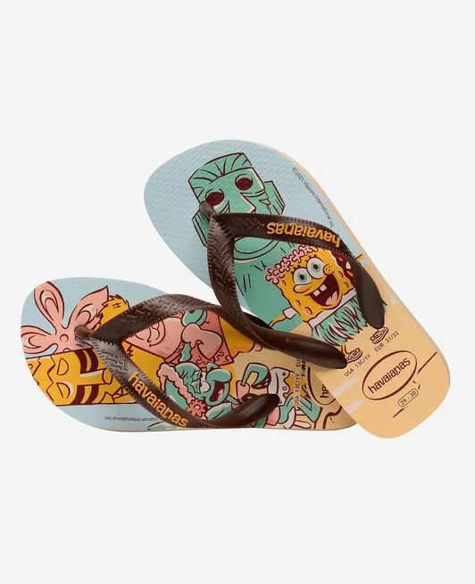 HAVAIANAS KIDS TOP BOB SPONGE - GOLDEN Flip Flop Necklace Jewelry
