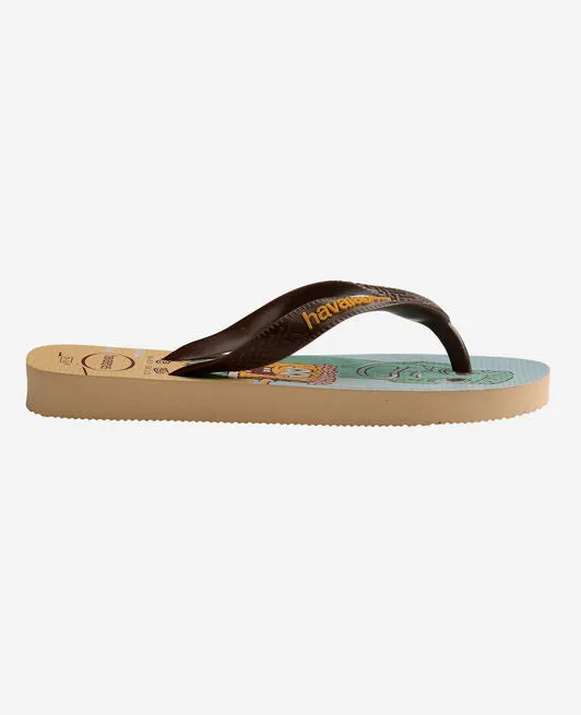 HAVAIANAS KIDS TOP BOB SPONGE - GOLDEN Sporty Flip Flops
