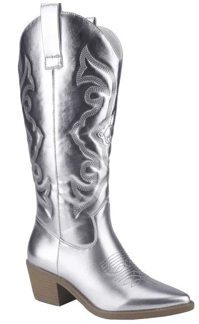 HOMETOWN-2 Silver Winter Boots Waterproof