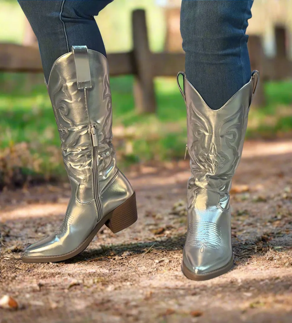 Rio Grande Boots HOMETOWN-2 Silver