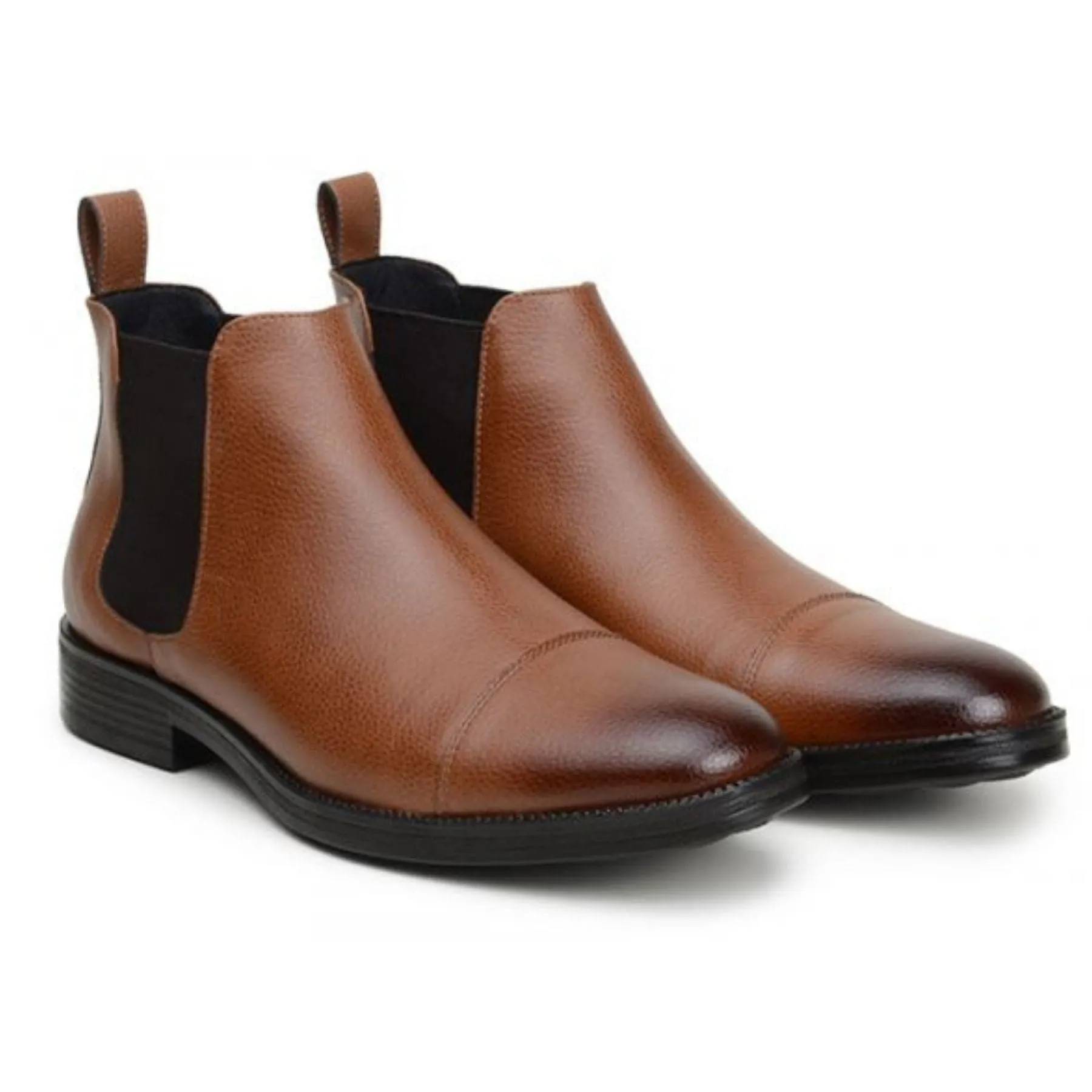 Doc Marten Bex Chelsea Boots 'Terni' classic vegan leather Chelsea boot by Vincente Verde -  cognac