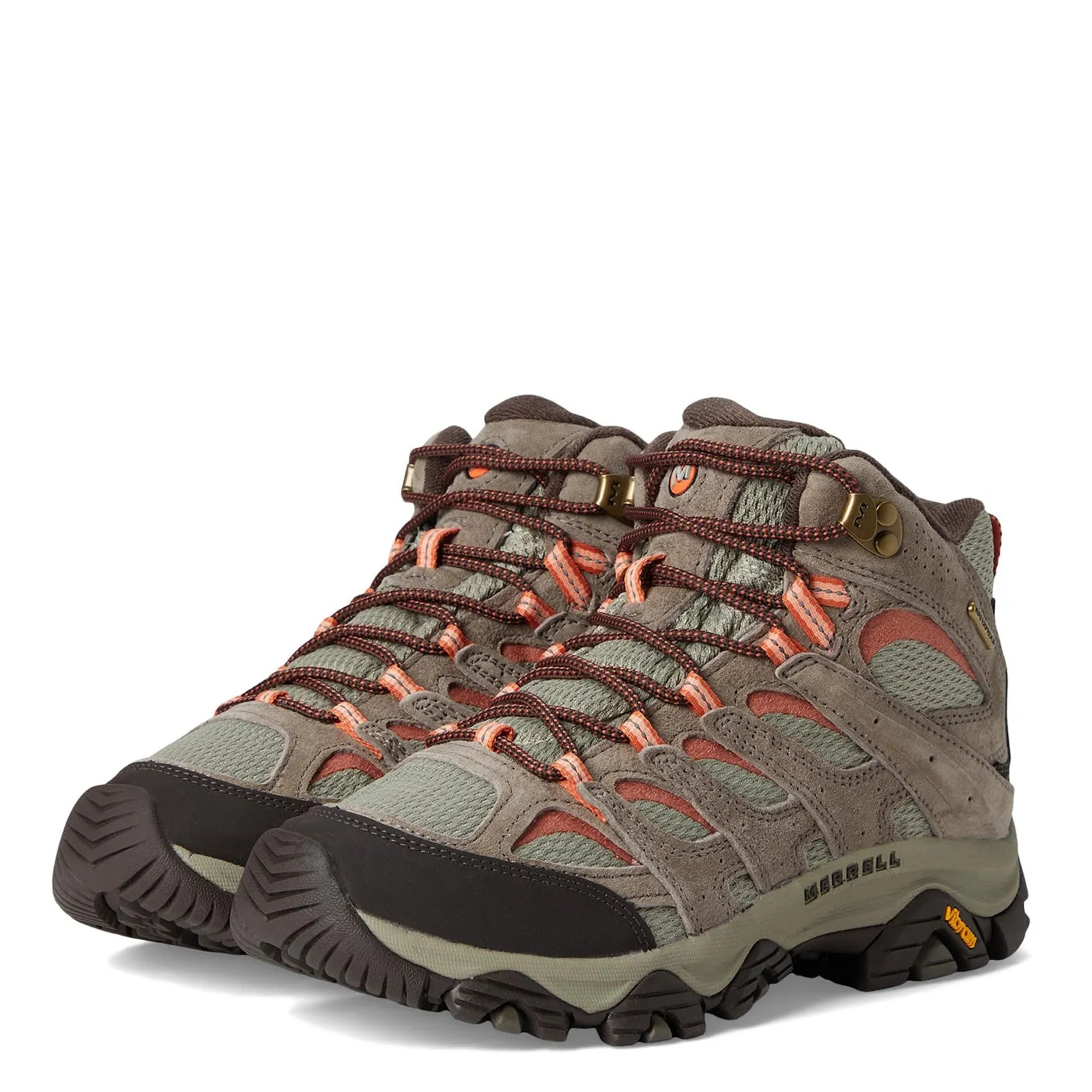 Women's Merrell, Moab 3 Mid Waterproof Hiking Boot - Wide Width Hiking Boots In Snow