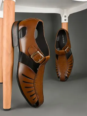 Gucci Shoes Espadrille Imperio By Regal Tan Men Ethnic Pathani Sandals