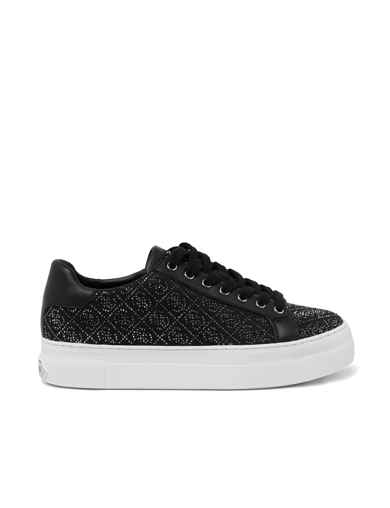 Black Gelsen Rhinestone Low Top Sneakers Hi Top Sneakers Shoes