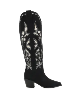 Thursdays Boots DELLA - BLACK SUEDE