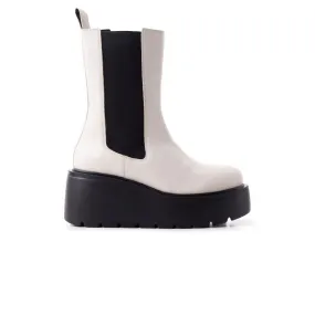 Indiana Off White Leather Kurt Geiger London Chelsea Boots