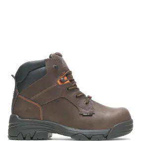 Stormer Work Boots Wolverine Men's Merlin Waterproof Composite-Toe 6" Work Boot