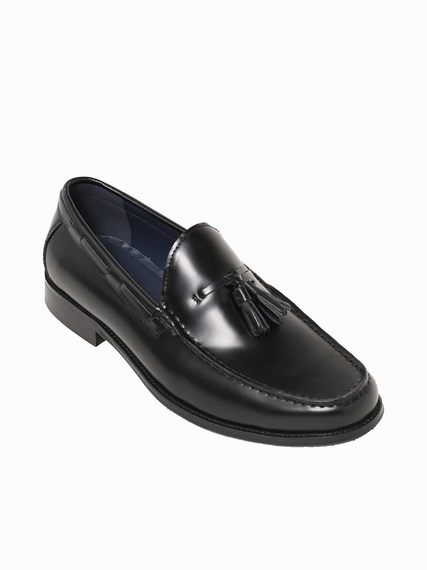 Foldable Flat Shoe Lucius Black Box Calf Leather