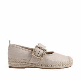 Backless Espadrilles Maddy Cream Espadrille