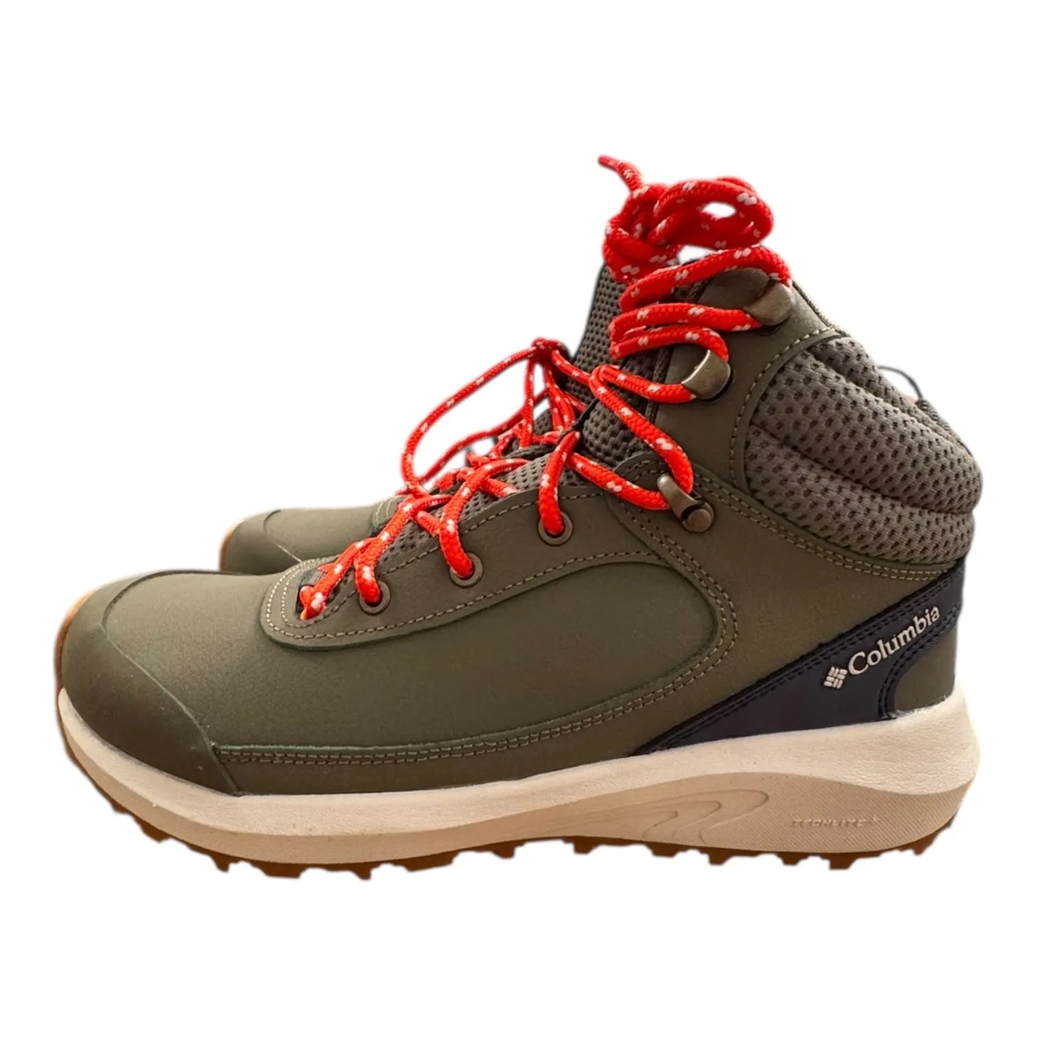 Boots Hiking By Columbia In Green, Size:7.5 Monki Hiking Boots