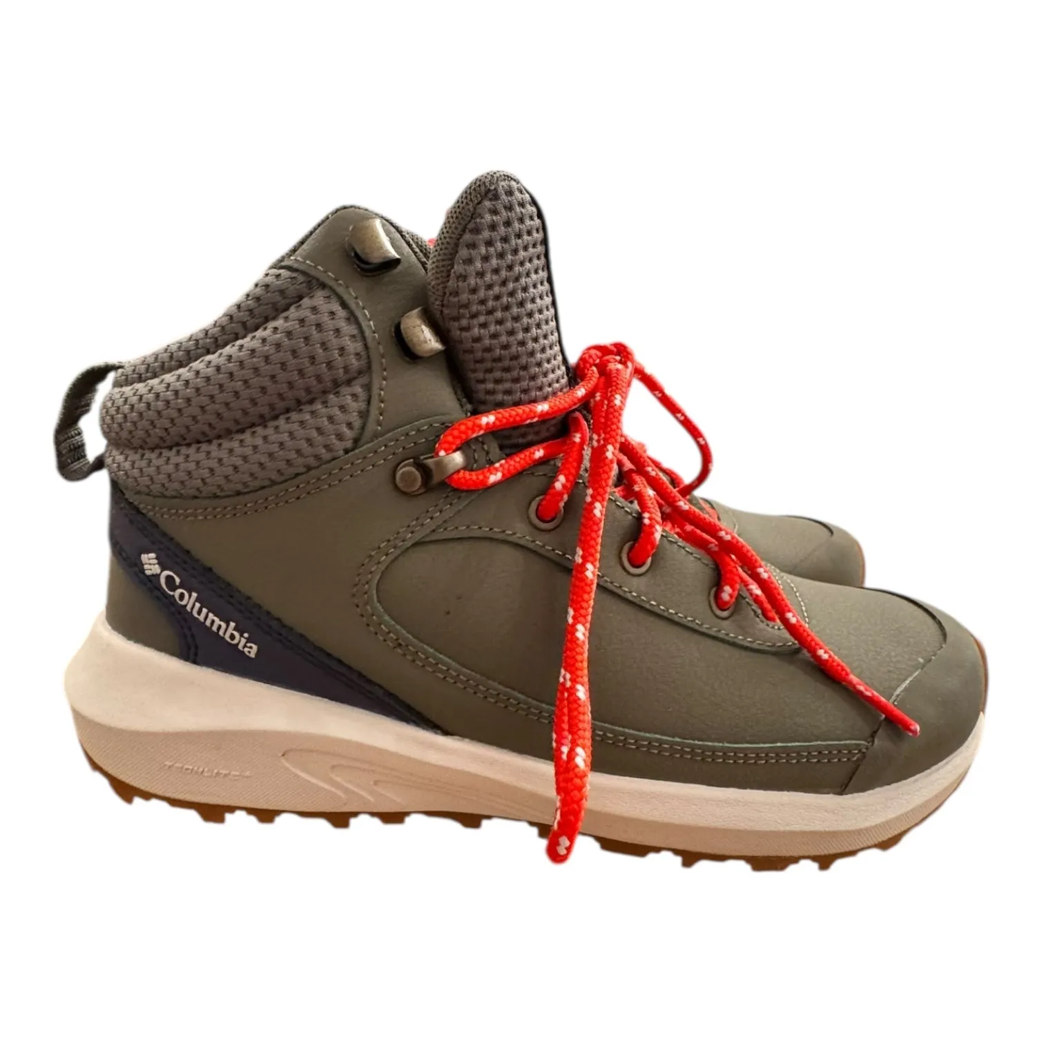 Hiking High Heel Boots Boots Hiking By Columbia In Green, Size:7.5