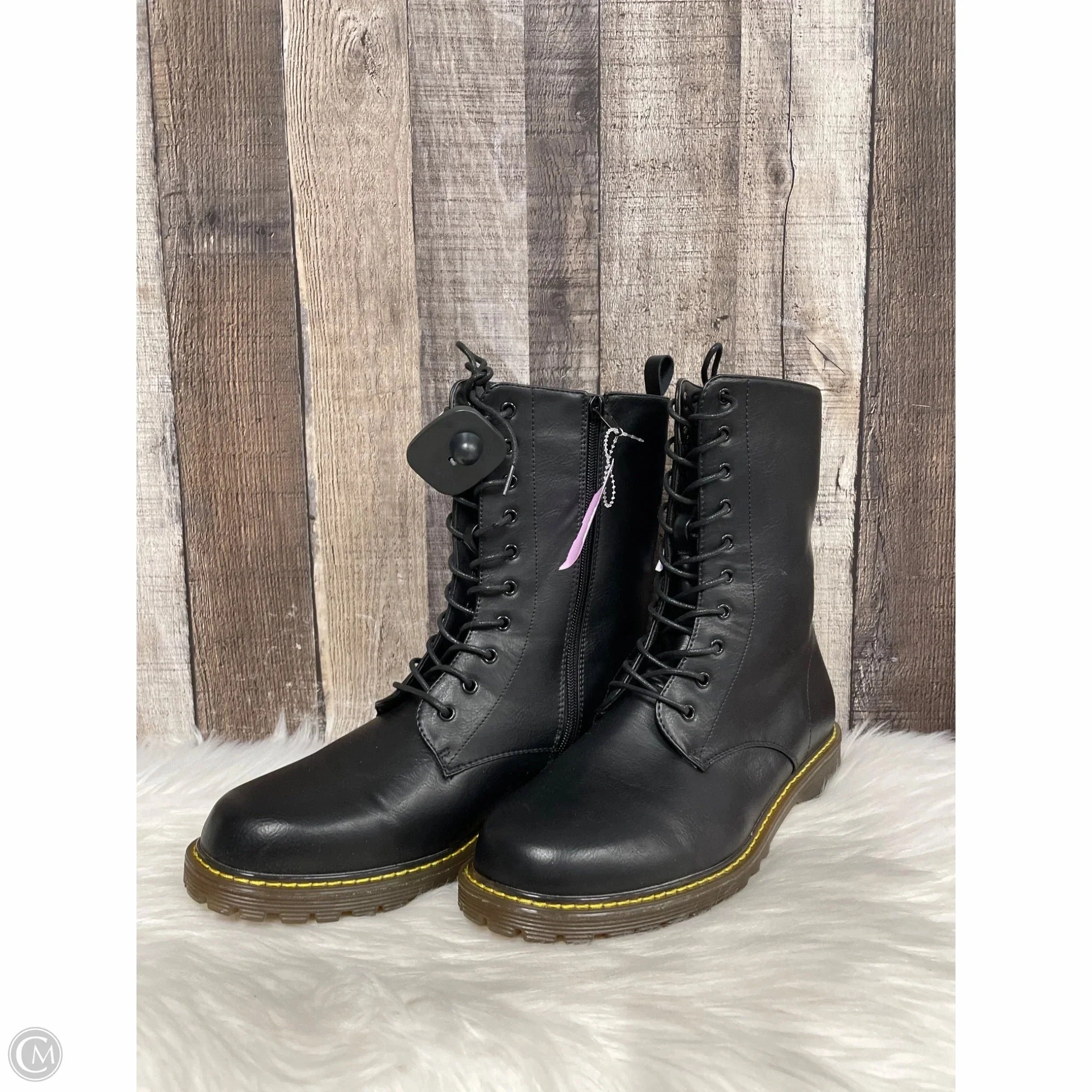 Boots Combat By Cme In Black, Size: 11 Combat Boots Style Ideas