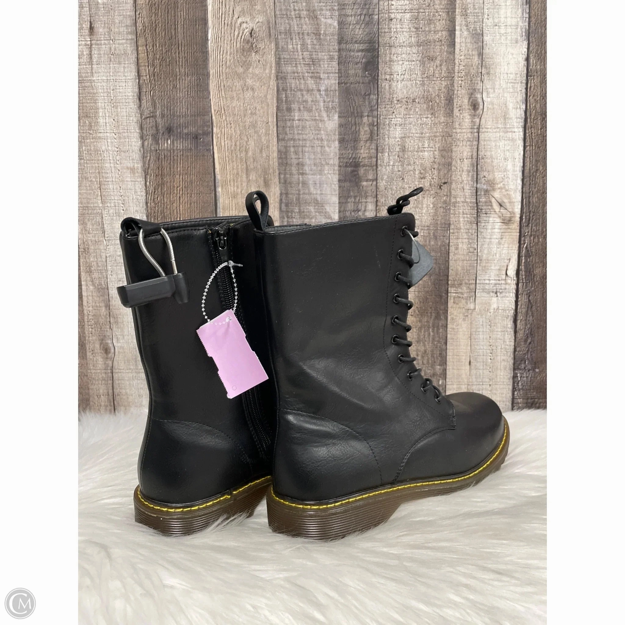 Boots Combat By Cme In Black, Size: 11 Anine Bing Luc Combat Boots