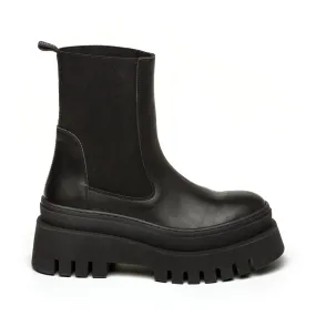 Jcassandra Boot BLACK LEATHER Chelsea Western Boots